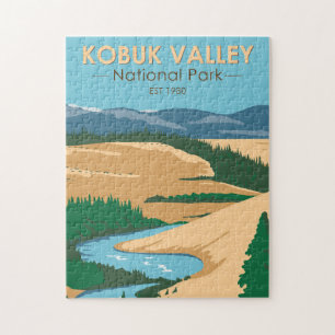 Kobuk Valley Nationalpark Alaska Vintage Puzzle