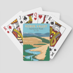 Kobuk Valley Nationalpark Alaska Vintage  Spielkarten