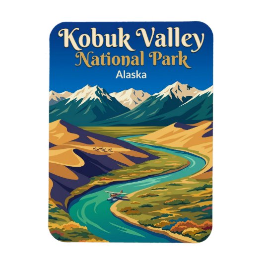 Kobuk Valley Nationalpark USA Magnet (Vertikal)