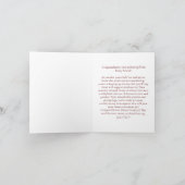 Koch Abschluss Kuchen Karte (Innenseite)