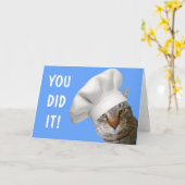 Koch Abschluss Niedlich Karte (Gelbe Blume)