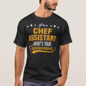 Koch Assistant Donuts Restaurant T-Shirt (Vorderseite)