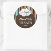 Koch-Aufkleber für dekorative Konditorei Runder Aufkleber (Tasche)