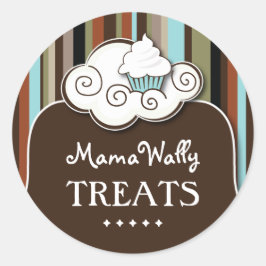 Koch-Aufkleber für dekorative Konditorei Runder Aufkleber