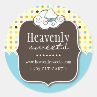 Koch-Aufkleber für dekorative Konditorei Runder Aufkleber