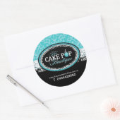 Koch-Aufkleber für dekorative Konditorei Runder Aufkleber (Umschlag)