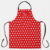 Koch aus hellen Flamencofarben Schürze (Vorderseite)