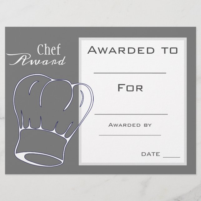 Koch Award Cooking Award (Vorderseite)