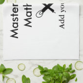 Koch-Bäckerei-Meister Koch hinzufügen Textname Cut Geschirrtuch (Gefaltet)