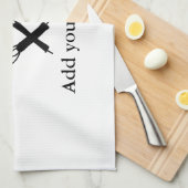 Koch-Bäckerei-Meister Koch hinzufügen Textname Cut Geschirrtuch (Viertel Falte)