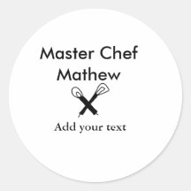 Koch-Bäckerei-Meister Koch hinzufügen Textname Cut