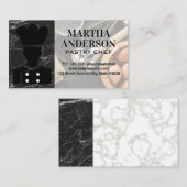 Koch | Backing Ingredients and Tools Business Card Visitenkarte (Vorne/Hinten)