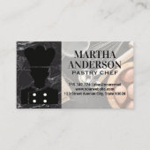 Koch | Backing Ingredients and Tools Business Card Visitenkarte (Vorderseite)