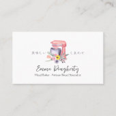 Koch Backtriebmittel Mischung Pink Floral Visitenkarte (Vorderseite)