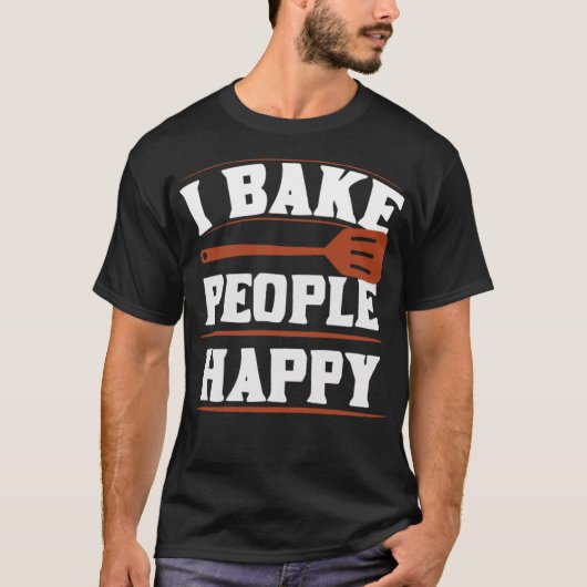 Koch Baker Bagel Dope Köche T-Shirt (Vorderseite)