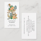 Koch Baker Baker Bakers Visitenkarte (Vorne/Hinten)