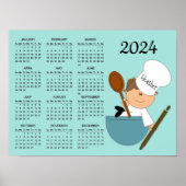 Koch Baker Design 2024 Kalenderposter Poster (Vorne)