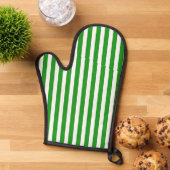 Koch Baker Grilling mit grünen Streifen Ofenhandschuh (Oben unten)