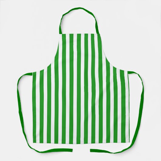 Koch Baker Grilling mit grünen Streifen Schürze (Vorderseite)