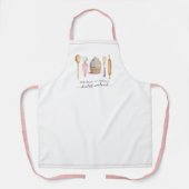 Koch Baker's Utensils Cupcake Bäckerei Konditorei Schürze (Vorderseite)