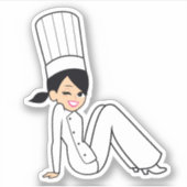 Koch Bakery Girl Sticker (Vorderseite)