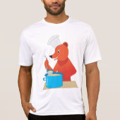 Koch Bear Cooking Soun Fun Animal Kitchen T-Shirt (Vorderseite)