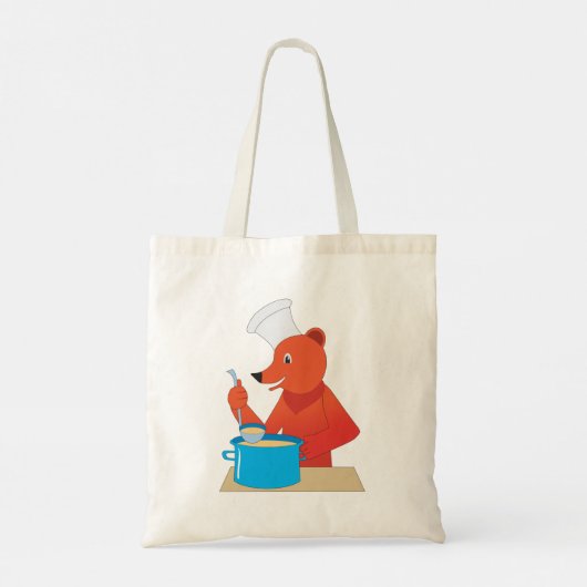 Koch Bear Cooking Soun Fun Animal Kitchen Tragetasche (Rückseite)