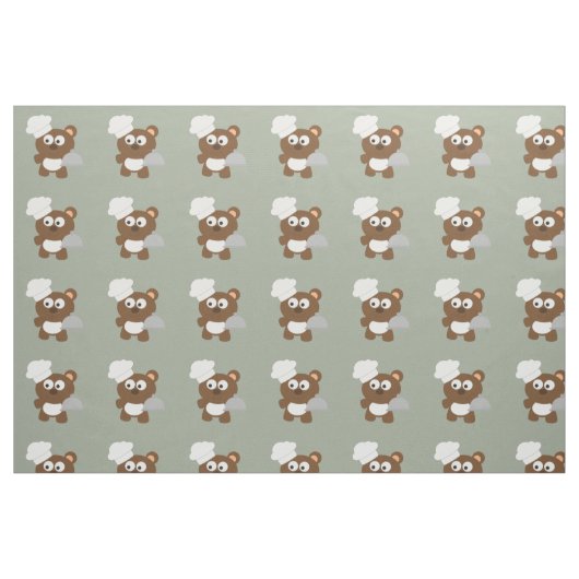 Koch Bear Stoff (Fat Quarter (45,7 x 55,9 cm))