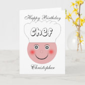 Koch Birthday Karte (Gelbe Blume)