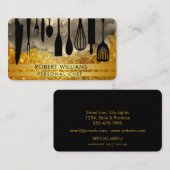 Koch Black Gold Catering Kitchtools Personal Bu Visitenkarte (Vorne/Hinten)