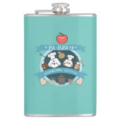 Koch Bubbly's Cooking Show Flachmann (Vorderseite)