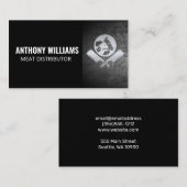 Koch-Butcher-Knife-Logo für Tiere Visitenkarte (Vorne/Hinten)