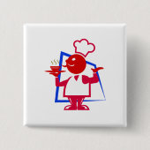 Koch Button (Vorderseite)