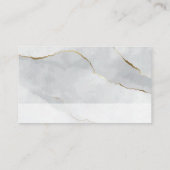 Koch | Button | Marmor Visitenkarte (Rückseite)