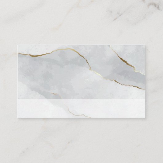 Koch | Button | Marmor Visitenkarte (Rückseite)