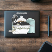 Koch Cat Blue Aufkleber