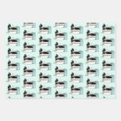 Koch Cat Blue Geschenkpapier Set (Vorderseite 3)