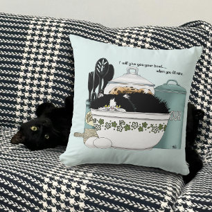 Koch Cat Blue Kissen