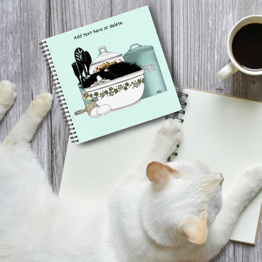 Koch Cat Blue Notizblock