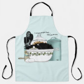 Koch Cat Blue Schürze (Vorderseite)