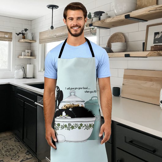 Koch Cat Blue Schürze