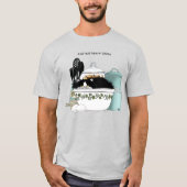 Koch Cat Blue T-Shirt (Vorderseite)