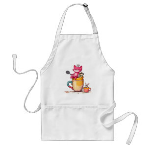 Koch Cat Kaffeepause Schürze
