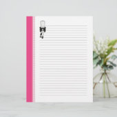 Koch Cat Lined Rezept-Seiten (Stehend Vorderseite)