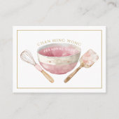 Koch Caterer Business Card Visitenkarte (Vorderseite)