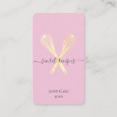 Koch Caterer Editable Qr-Code Visitenkarte (Vorderseite)