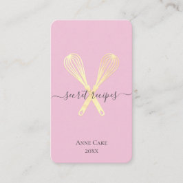 Koch Caterer Editable Qr-Code Visitenkarte