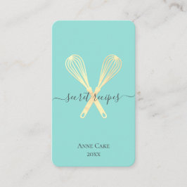 Koch Caterer Editable Qr-Code Visitenkarte