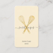 Koch Caterer Editable Qr-Code Visitenkarte (Vorderseite)