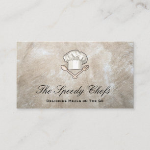 Koch   Catering Delivery Services Business Card Visitenkarte